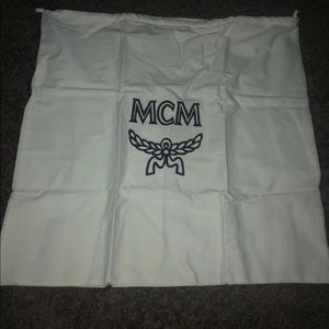 MCM drawstring bag
